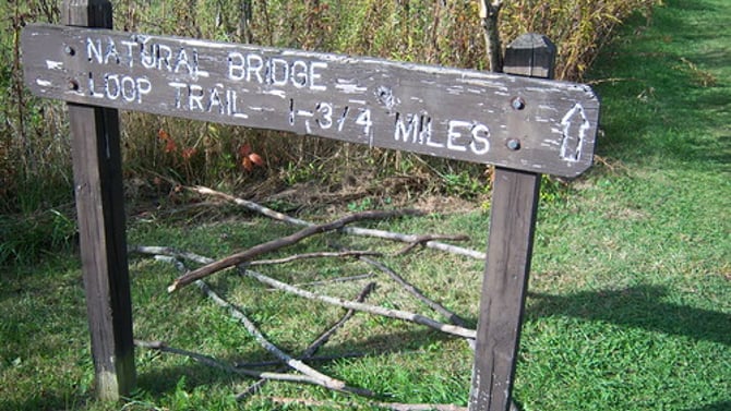 Hiking in Rockbridge State Nature Preserve