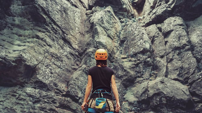 Rappelling and Hocking Hills Rock Climbing