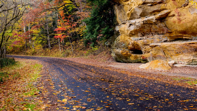 Enjoy the Fall Colors in Ohio at the Hocking Hills