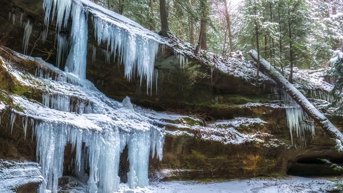 See Hocking Hills State Park Waterfalls From a New Perspective this Winter