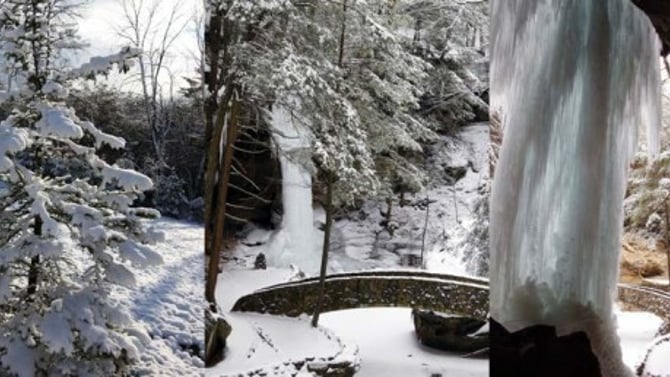 Hocking Hills Winter Hike 2014